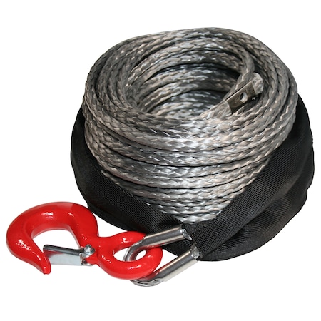 Bulldog Winch Synthetic Rope 8mm x 100ft, up to 8k Winch 20082
